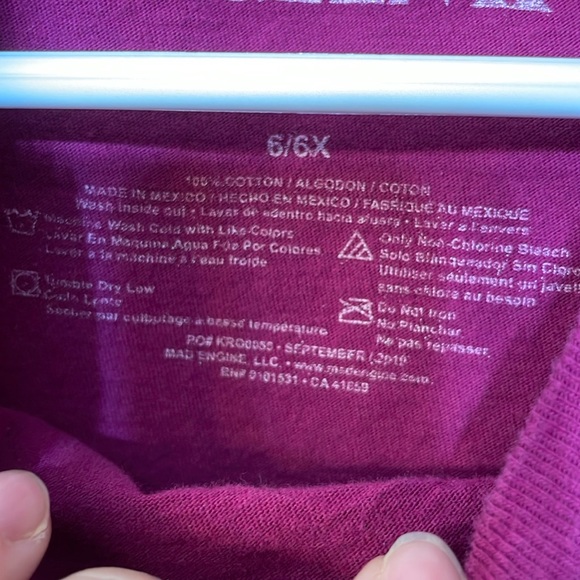 DISNEY FROZEN 2 UGC Girls Size 6 Olaf the snowman character t shirt Short Sleeve - Picture 5 of 9